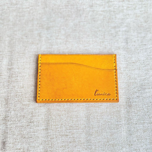 フラットレザーカードケース | L’unica 本革カードケース